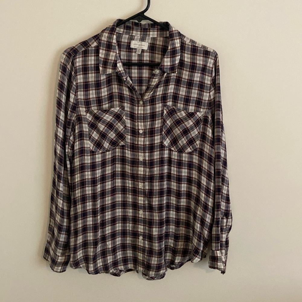 Lucky Brand plaid top